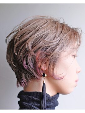 ルプラ ガーデン(le-pla garden) ベージュカラー#ダブルカラー＃ハンサムショート＃ケアブリーチ