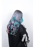 Silver×Pink×Turquoise blue☆