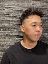 ヒロギンザ 恵比寿店(HIRO GINZA)&nbsp;ツーブロックビジネスショートフェードかき上げコンマヘア