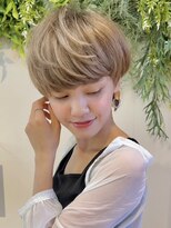 ビューイースト 亀戸 錦糸町(VIEW EAST)&nbsp;マッシュショート/前髪/ハイトーンベージュ