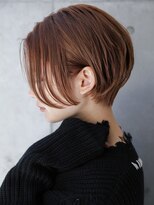 カライング(ing)&nbsp;大人可愛い20代30代40代黒髪前下がりひし形小顔ボブ丸みショート