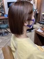 シュリット(schritt)&nbsp;ミニボブ×オレンジブラウン      Luna