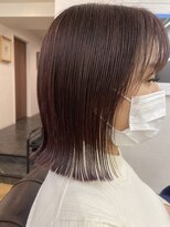 インビテーション(invitation)&nbsp;ピンクブラウン・ラインボブ