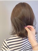 20代30代ラベンダーグレージュインナーカラー