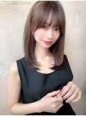 【Lond ambre】伊藤ガク 髪質改善美髪ロング/チョコレートカラー