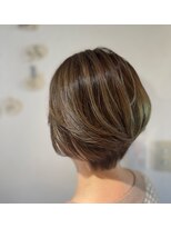 プレイ(pLAy)&nbsp;白髪ぼかし丸みショート