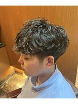 ヘアモード キクチ 銀座店&nbsp;銀座　理容室　ナチュラルパーマ　BeforeAfter