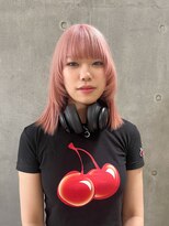 ヘアーデザイン アルエ(HAIR×design ARUE)&nbsp;フェイスレイヤー×ピンクカラー