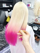 チュダック(ChuDuck)&nbsp;【◎甘くてカワイイ◎】愛され《ブロンド×ピンク》ケアブリーチ