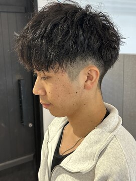 ニアウ 太田店(Niau) スペインカールツイストスパイラルパーマメンズパーマメンズ眉毛