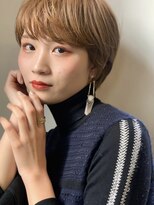 メイカ(MEIKA)&nbsp;”ブラウンベージュ×マッシュショート”　なかもと はな