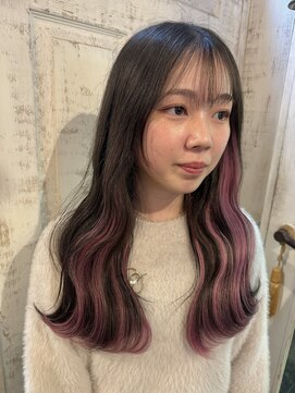 トロニー(TLONY) インナーエクステ　ピンクカラー　stylist/miaki