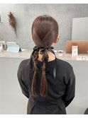 タイトツインポニー