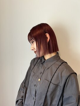 ガーランド (Garland) 切りっぱなしボブ/顔周りレイヤー/前髪/原宿神宮前