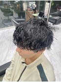 【メンズ/ツイストスパイラルパーマ】くまがい