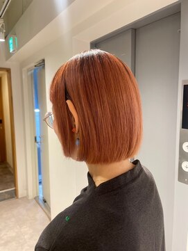 リブ(Live) オレンジベージュカラー 久米川美容室