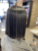 リファイン 羽村店 ホワイトグレージュ/デジタルパーマ/チェリーブラウン/羽村