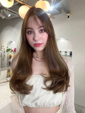 ボタン ハカタ(VOTAN hakata) 【前田七音】ダブルカラー/ヘーゼルベージュ/ブリーチなし