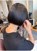 黒髪ボブ　ミニボブ　コンパクトボブ　大人ボブ　20代30代40代
