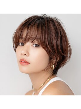 モンド ヘアクリエーション 和田店(monde hair creation) 【monde】丸みショート×美シルエット×シースルーバング