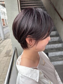 カフネ(CAFUNE)の写真/髪をキレイに艶やかに見せる《ラベンダーカラー》が今季オススメ☆ブリーチなしダブルカラーで更なる透明感