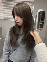 ダイアモンドリリーキートス(Diamond Lily kiitos)&nbsp;黒髪カタログ/クラゲヘアー/オリーブグレー/一宮/レイヤーカット