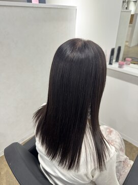 ミヨン 京都烏丸店(miyon) 【miyon】韓国レイヤーカット×暗髪カラー×髪質改善