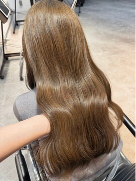 ノエル 池袋店(noel) manami×ミルクティーベージュ　ブリーチなしダブルカラー