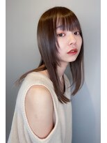 ヘアメイクアモーレ 光の森店(Hair Make Amore) 髪質改善ストレート×アールグレイベージュ
