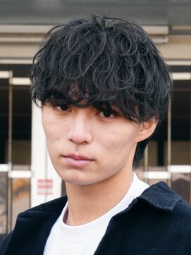 フィフスパーク(fifth PARK) 渋谷シャドウパーマ緩め無造作ルーズパーマ色気メンズカット束感