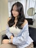 【肥塚指名】小顔カット+ケアカラー+髪質改善HITA 5stepトリートメント￥12900