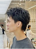 渋谷スパイキーショートツイストスパイラルパーマツイストパーマ