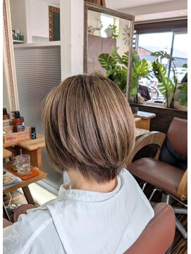 ヘアークリエイト マァーノ(Hair create mano) 白髪ぼかし