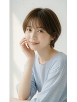 コートフィールエー(CO_T feel.a)&nbsp;大人可愛いナチュラル耳かけショートボブ