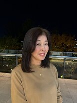 センジュ 武蔵小杉(SENJYU)&nbsp;大人レイヤーミディ 髪質改善/縮毛矯正