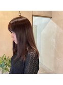 【ロングヘア】ナチュラルカラーで魅せる美髪ストレート