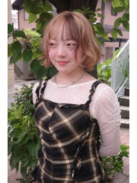 キャロルガーデンズ ボコカ 表参道(Carroll Gardens bococa) 【riNa】三毛猫カラー、デザインカラー、ローライトデザイン