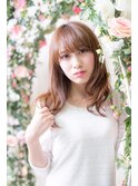 【miel hair bijoux】厚めバング フレンチシック 大人カール♪