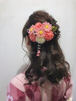 ペイジバイネオリーブ 吉祥寺店(Paige by Neolive) 卒業式袴着付け ハーフアップ