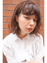 コス(kos) 優しいオレンジベージュ*無造作ハイライト