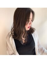 ツイギー 宮西店(TWiGGY)&nbsp;ルルバングに透明感カラー