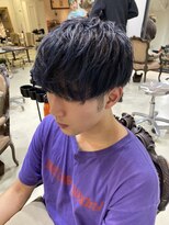 エル(EL by green)&nbsp;【EL-YUKI】ネイビーカラー×ナチュラルマッシュ