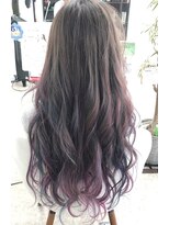 クラン(Chlan)&nbsp;大人かわいいパープルでセミウェットウェーブ