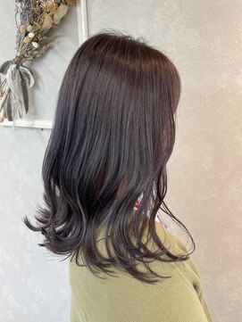 シェノン(Chainon.) 〈Chainon.〉透け感◎暗髪ラベンダーグレージュ