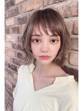 クーエフー(coo et fuu) 大人かわいいフェザーバングのボブ♪藤沢