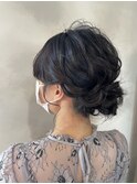 ゆるっとシニヨンアレンジ