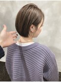 首元すっきりショートボブ