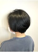 ［20代30代40代大人女性］地毛風カラー/シンプルショート
