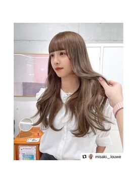 ローウェ 三軒茶屋(Louwe) 三軒茶屋/System/イルミナ/ブリーチ/インナー/韓国/髪質改善