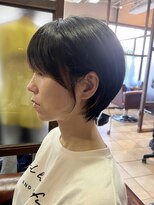 ハピネス クローバー 学園前店(Happiness CLOVER)&nbsp;丸みショート/小顔/顔周りカット/レイヤー/白髪/髪質改善/前髪